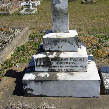 PAYNE Emily Marion nee ANDERSON -1928