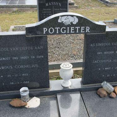 POTGIETER Leonardus Cornelius 1903-1988 &amp; Jacomina Aletta Naomi 1911-1997