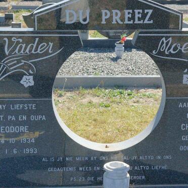 PREEZ Theodore, du 1934-1993 &amp; Christina J. 1938-