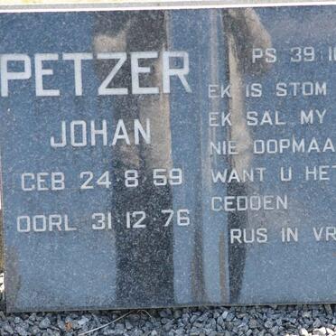 PETZER Johan 1959-1976