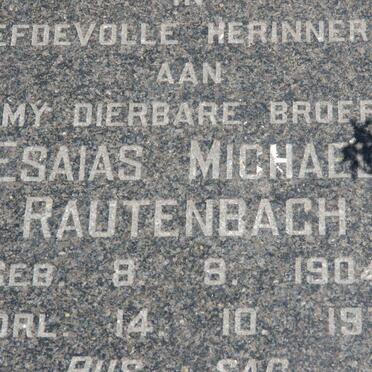 RAUTENBACH Esias Michael 1904-1970
