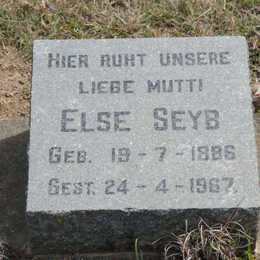 SEYB Else 1886-1967