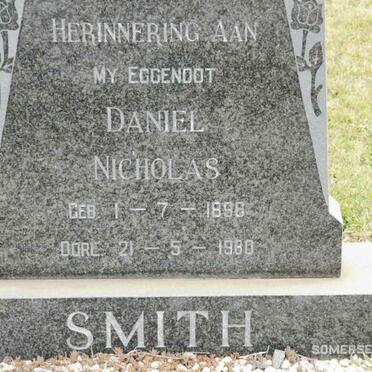 SMITH Daniel Nicholas 1896-1980