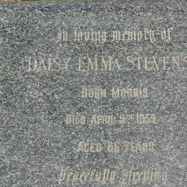 STEVENS Daisy Emma nee MORRIS -1954