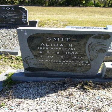 SMIT Alidah nee BINNEMAN 1888-1977