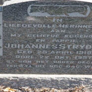 STRYDOM Johannes 1918-1957