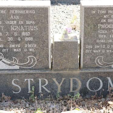 STRYDOM Gert Ignatius 1882-1969 &amp; Phoebe Lily VAN ECK 1882-1963