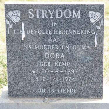 STRYDOM Dora nee KEMP 1897-1974