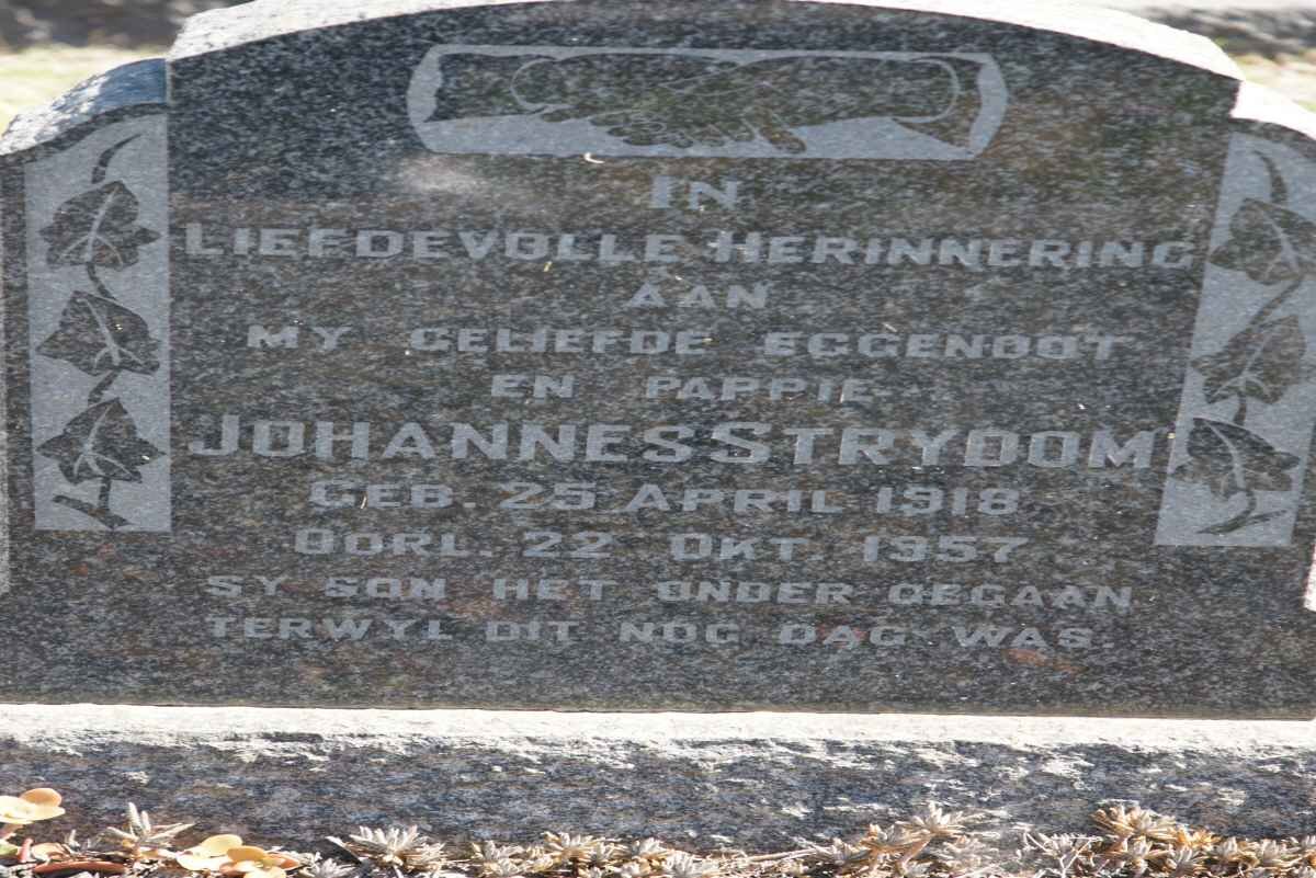 STRYDOM Johannes 1918-1957