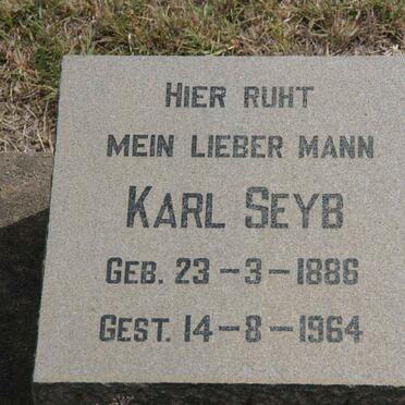 SEYB Karl 1886-1964