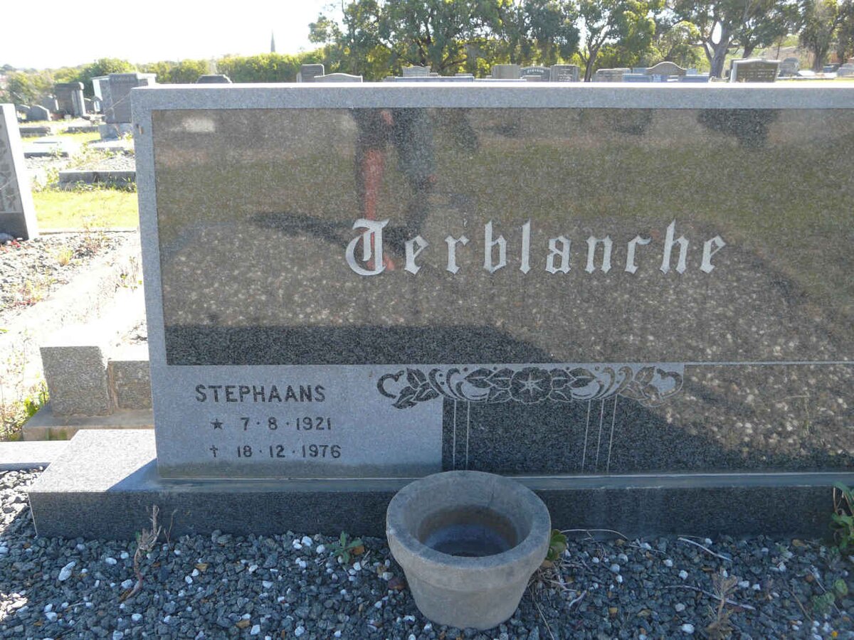 TERBLANCHE Stephaans 1921-1976