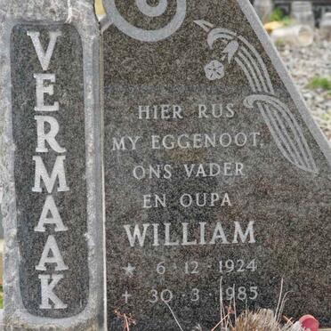 VERMAAK William 1924-1985