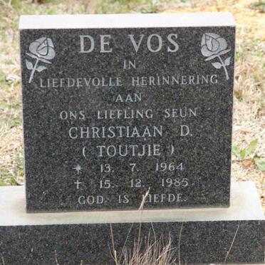 VOS Christiaan D. 1964-1985