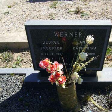 WERNER George Frederik 1907-1974 &amp; Anna Catharina 1909-1980