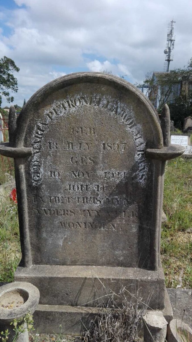 WOLMARANS Maria Petronella 1897-1924