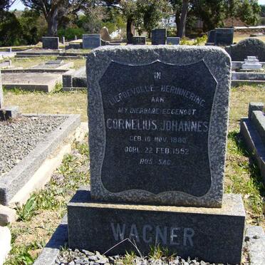 WAGNER Cornelius Johannes 1880-1952