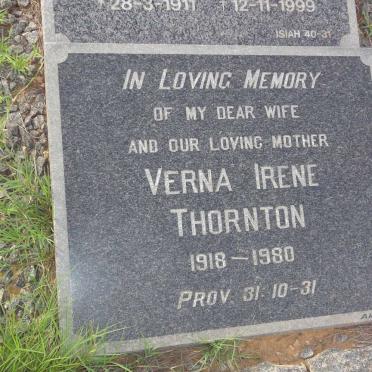 THORNTON Verna Irene 1918-1980