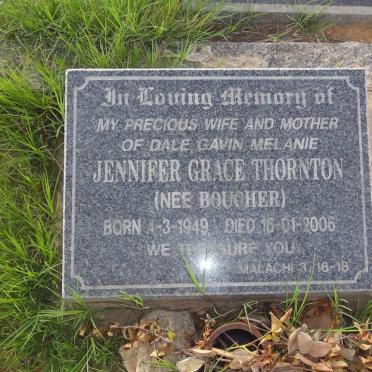 THORNTON Jennifer Grace nee BOUCHER 1949-2006