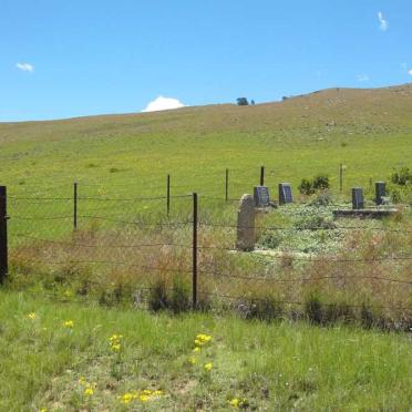 Eastern Cape, INDWE district, Bloubos, farm cemetery