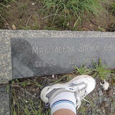 JORDAAN Magdalena Sophia 1882-1942