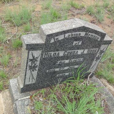 HOOK Hilda Gonda J. nee CLOETE -194?