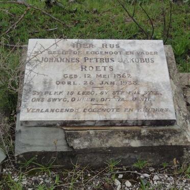 ROETS Johannes Petrus Jakobus 1862-1938