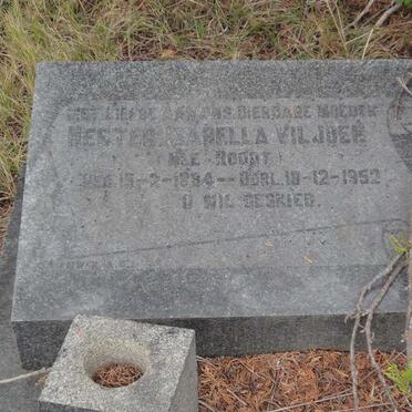 VILJOEN Hester Isabella nee ROODT 1884-1952