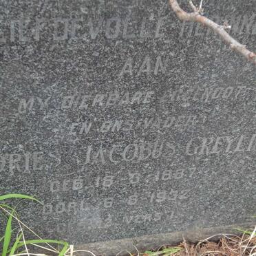 GREYLING Andries Jacobus 1887-1932