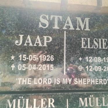 STAM Jaap 1926-2015 &amp; Elsien 1924-2017