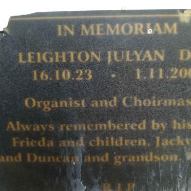 JULYAN Leighton 1923-2009