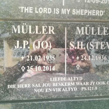 MÜLLER J.P. 1935-2014 &amp; S.H. 1936-