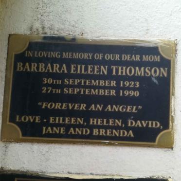 THOMSON Barbara Eileen 1923-1990