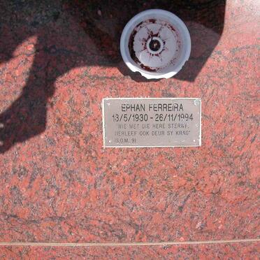 FERREIRA Ephan 1930-1994