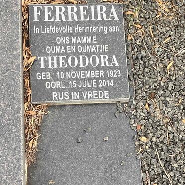 FERREIRA Theodora 1923-2014