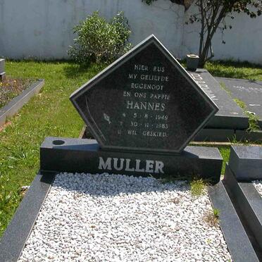 MULLER Hannes 1949-1983