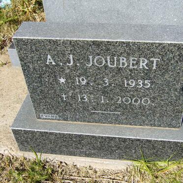 JOUBERT  A.J. 1935-2000