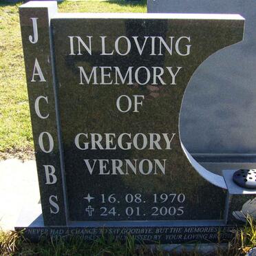 JACOBS Gergory Vernon 1970-2005