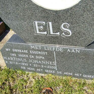 ELS Martinus Johannes 1930-2000