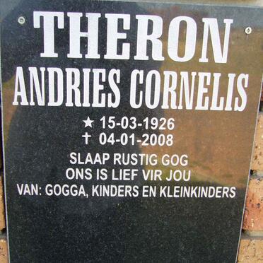 THERON Andries Cornelis 1926-2008