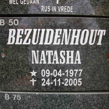 BEZUIDENHOUT Natasha 1977-2005
