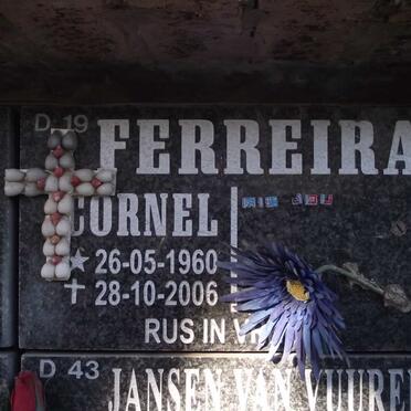 FERREIRA Cornel 1960-2006