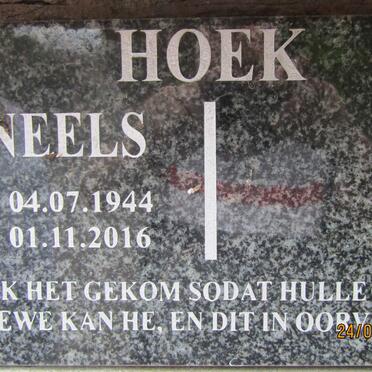 HOEK Neels 1944-2016