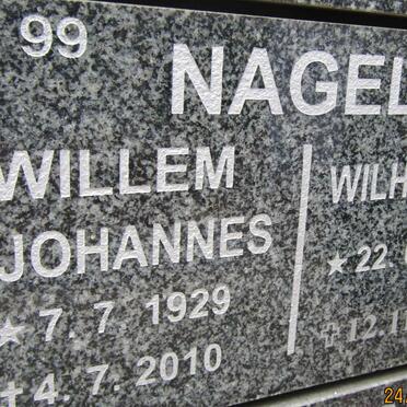 NAGEL Willem Johannes 1929-2010 &amp; Wilhelmina 1932-2017