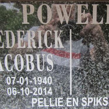 POWELL Frederick Jacobus 1940-2014