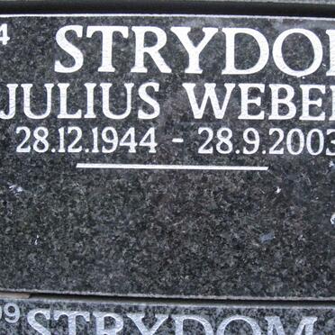 STRYDOM Julius Weber 1944-2003