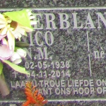 TERBLANCHE N.M. 1938-2014 &amp; Elsa STEENKAMP 1945-