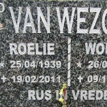 WEZOP Roelie, van 1939-2011 &amp; Wouna 1948-2013
