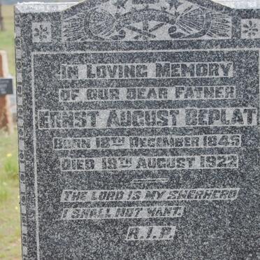 BEPLAT Ernst August 1845-1922