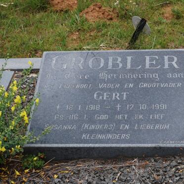 GROBLER Gert 1918-1991