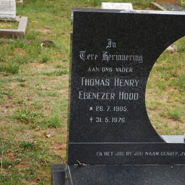 HOOD Thomas Henry Ebenzer 1905-1976